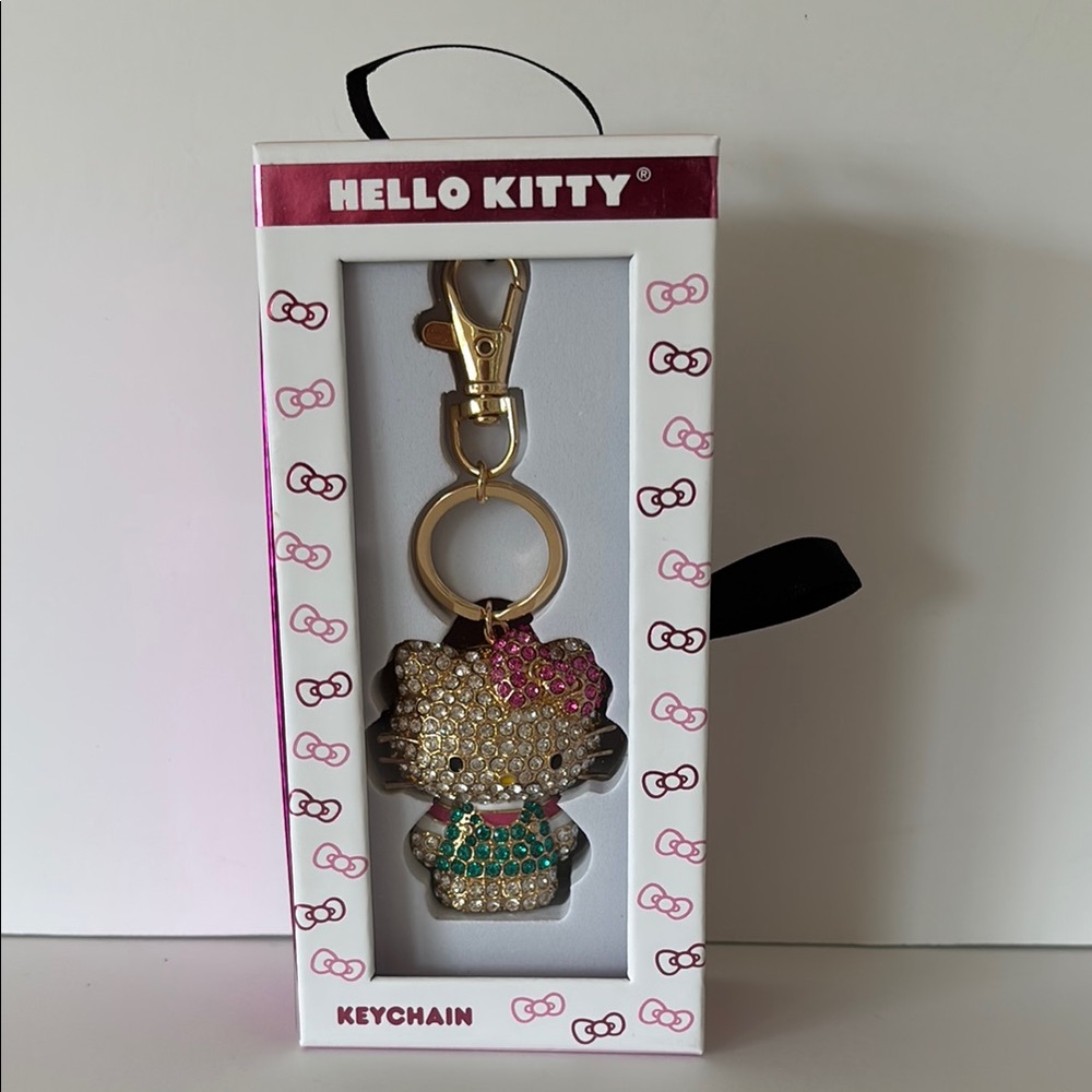 Hello Kitty Rhinestone Bag charm /Keychain